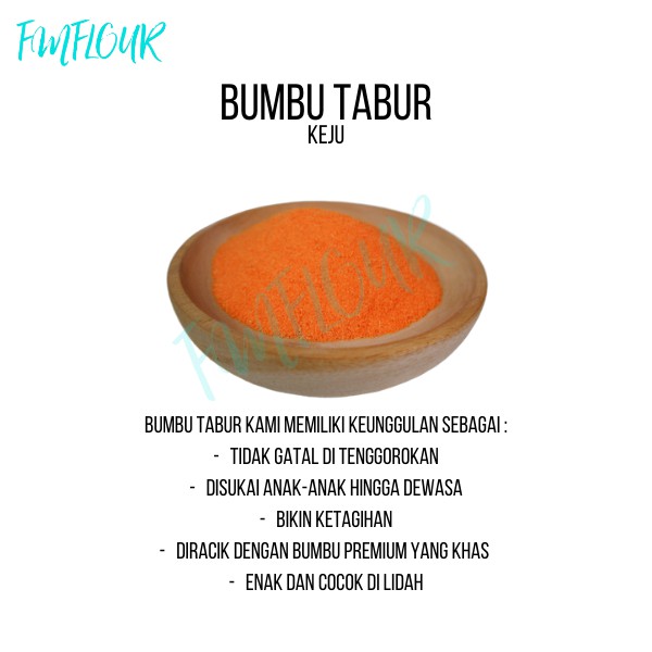 

Bumbu Tabur Keju 500 gram
