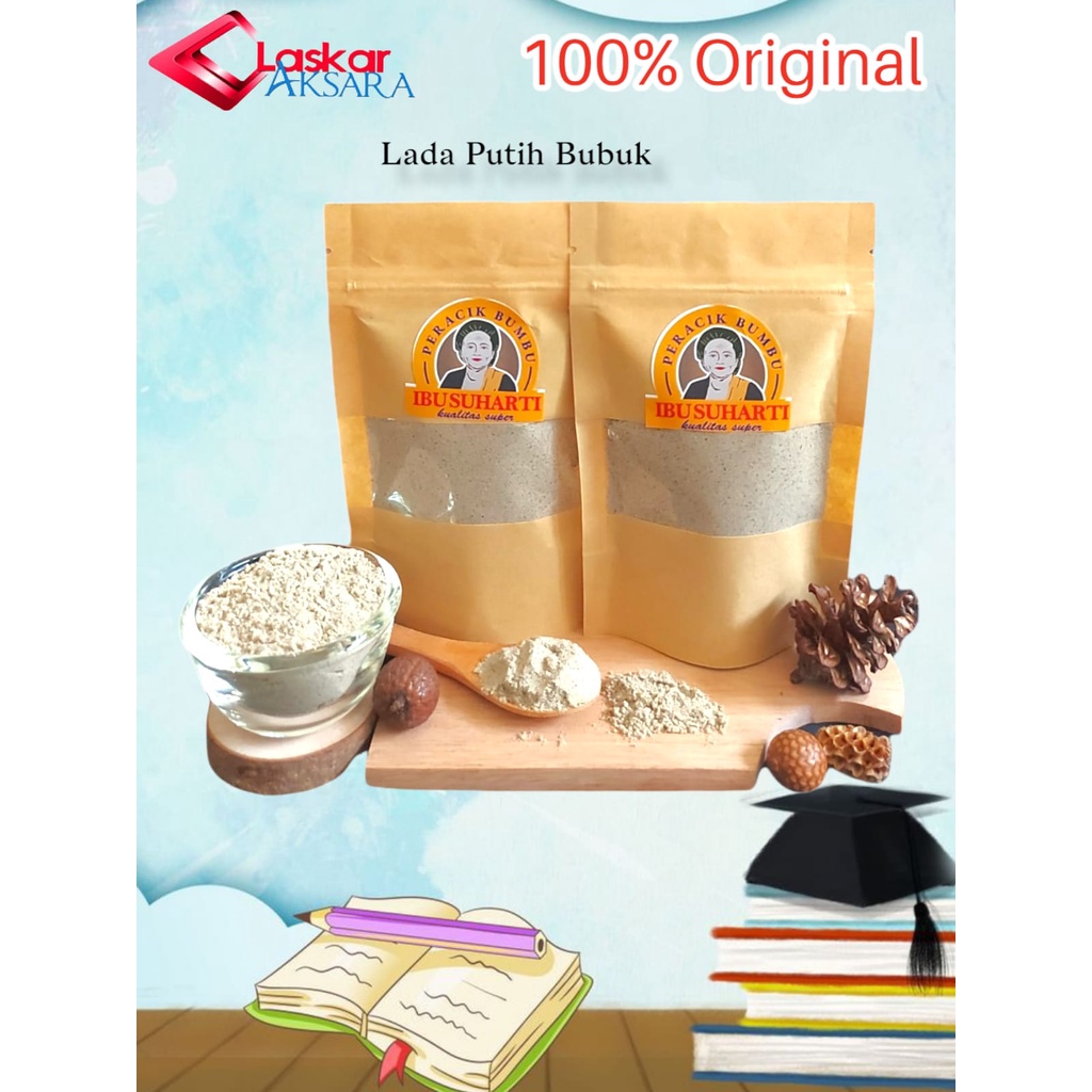 

Rempah Lada Putih Bubuk / Bumbu Masakan - Ibu Suharti // Premium