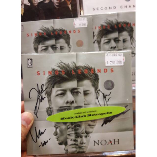 Cd Noah Sings Legend 2016 Plus Tanda Tangan Asli Shopee Indonesia