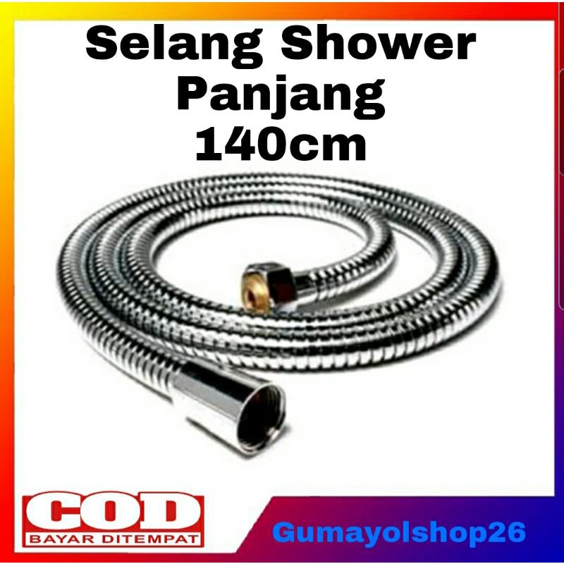 Selang Shower 140cm / Selang Head Shower