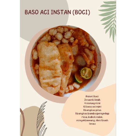 

Baso Aci Instan || Boci || Pedas Gurih