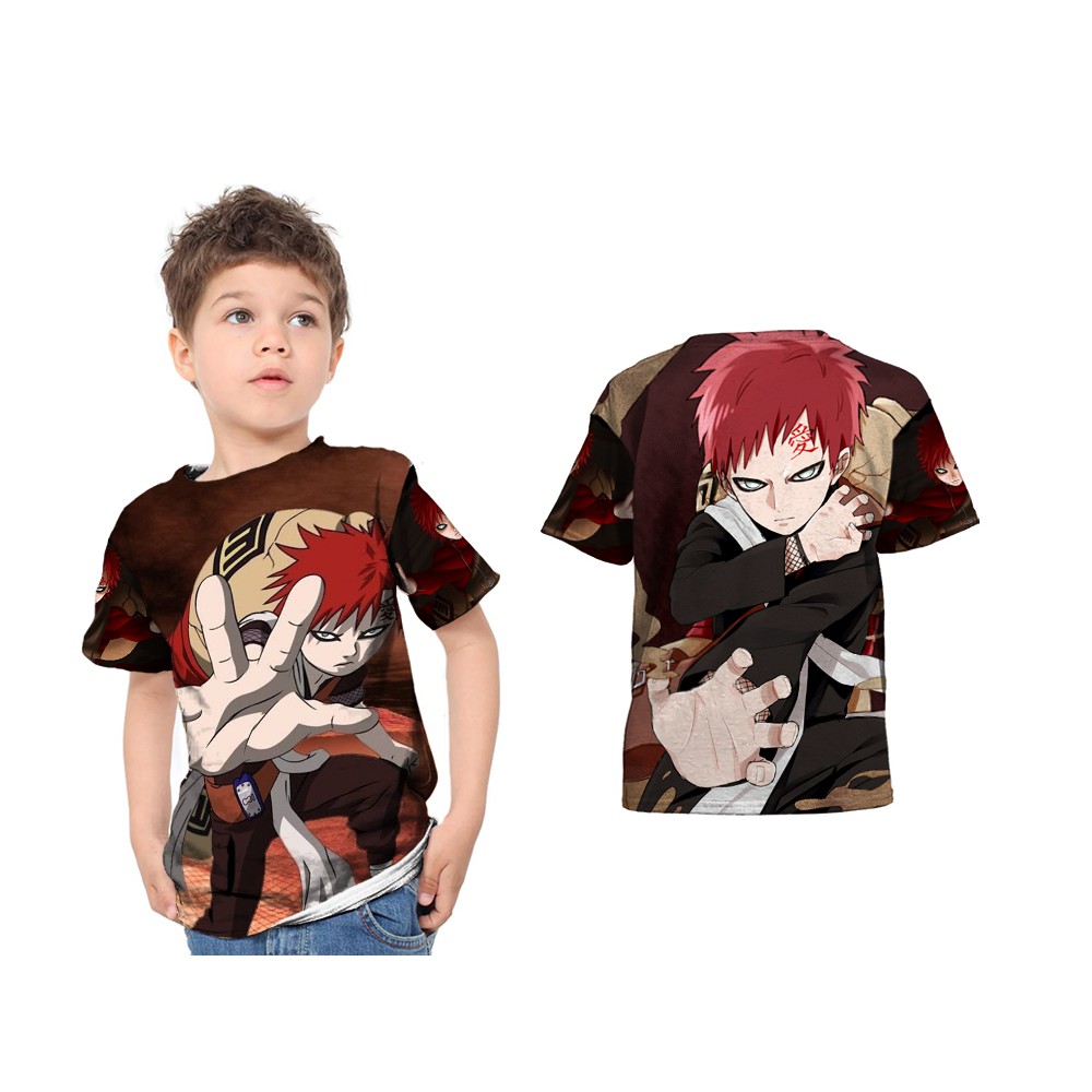 [Riashop] GARA AKATSUKI Kaos Anak | Kaos Anak GAARA AKATSUKI Terbaru