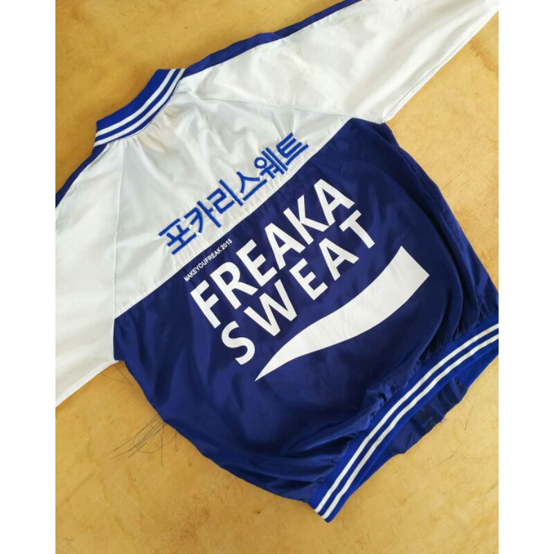 Jaket Varsity Freaka Sweat Pocari Sweat Bordir