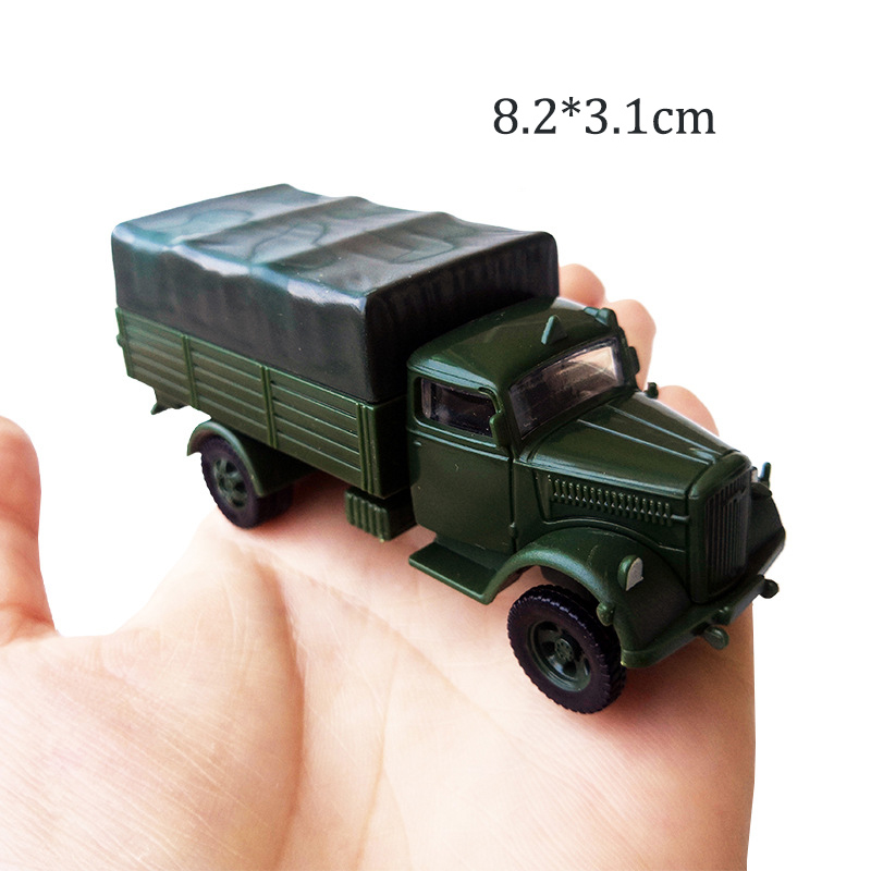 Mainan Simulasi Truk Hummer Misil Opel Lightning 4D 1: 72 WW2 Untuk Hadiah