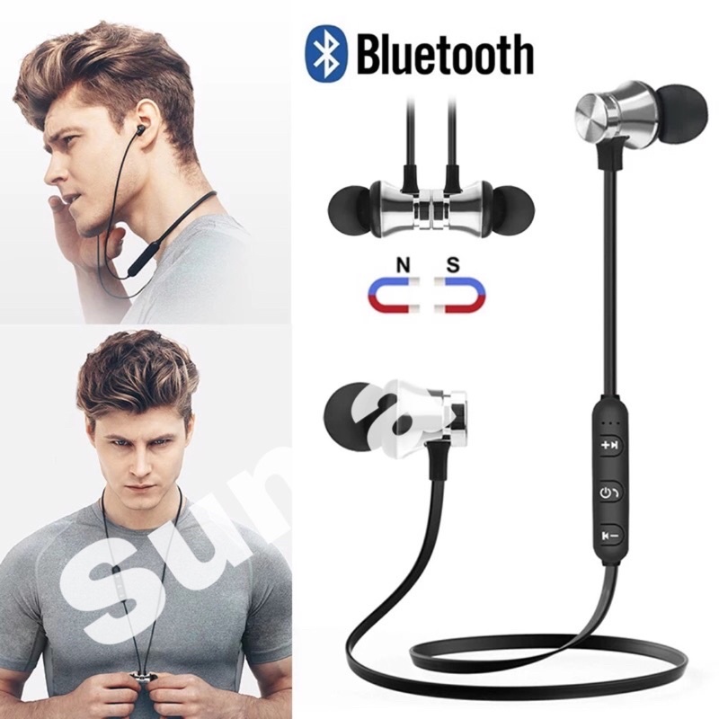 Hf Earphone Headset JBL Wireless Bluetooth Sport Magnet Hf