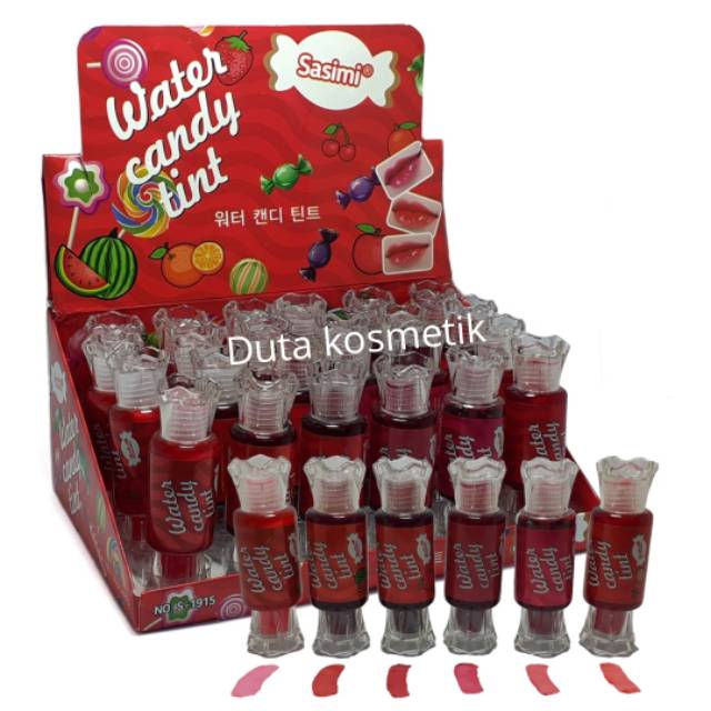 WATER CANDY TINT SASIMI LIP TINT (harga 6 pcs)