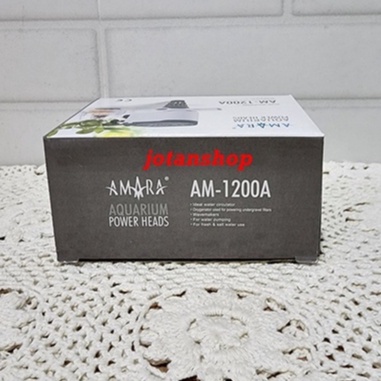 Amara AM 1200 A AM-1200 AM1200A Mesin Pompa celup Power Head PH Filter Aquarium aquascape