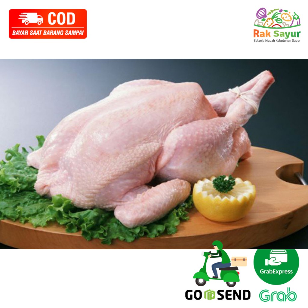 

Ayam Potong Broiler Karkas Segar Fresh Tanpa Kulit 1-2kg Daging Ikan Segar Rak Sayur Padang
