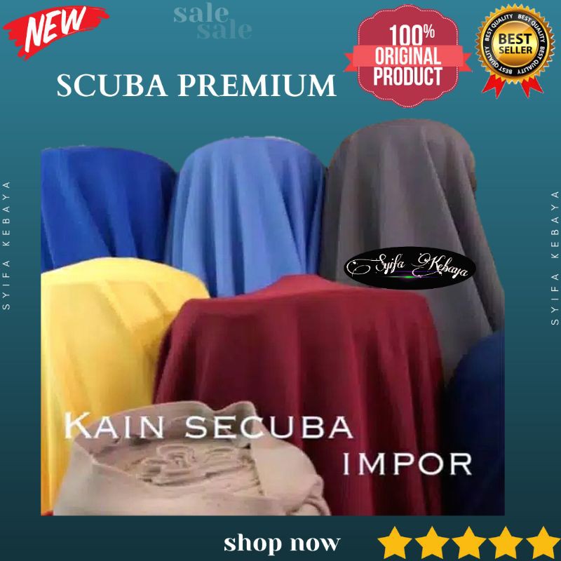 Kain Scuba Premium Bahan Scuba Kain Scuba Tebal Kain Scuba Polos Meteran Import Shopee Indonesia