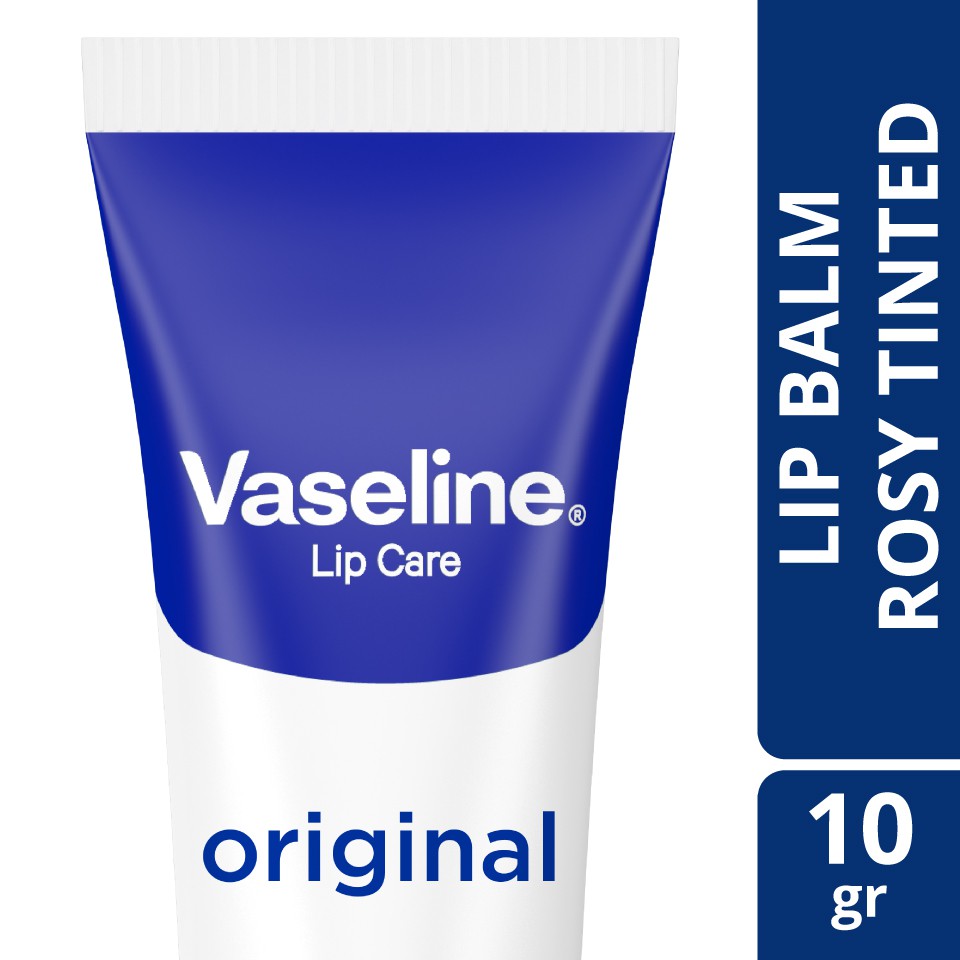 Vaseline Lip Balm Pelembab &amp; Pencerah Bibir Original 10 G - Lip Care