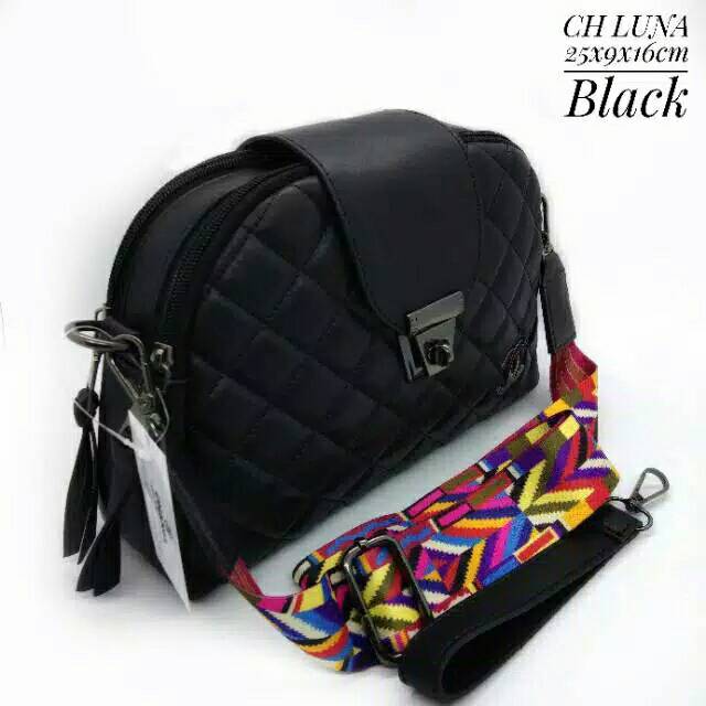 CHLUNA import Wanita Tas selempang Batam BAG CHANEL