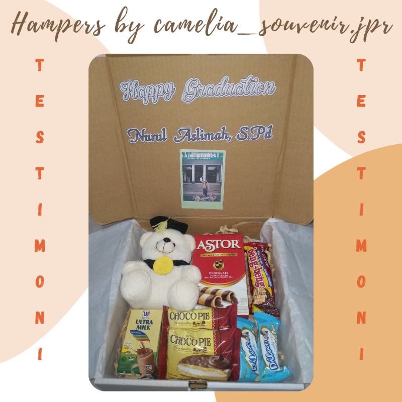 

HAMPERS SNACK/SNACK BOX/HAMPERS WISUDA/HAMPERS ULANG TAHUN