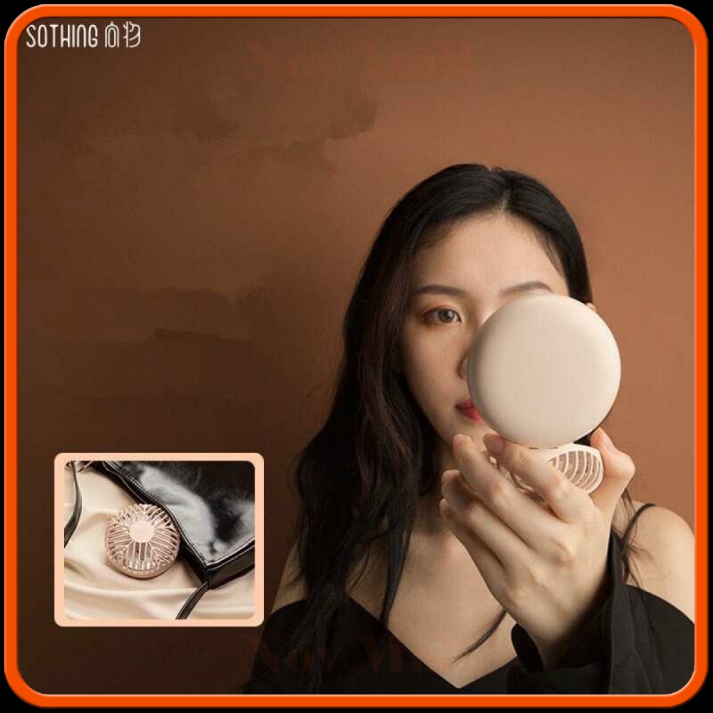 Cermin Lipat Make Up Mirror LED Light with Fan - DSHJ-S-1910