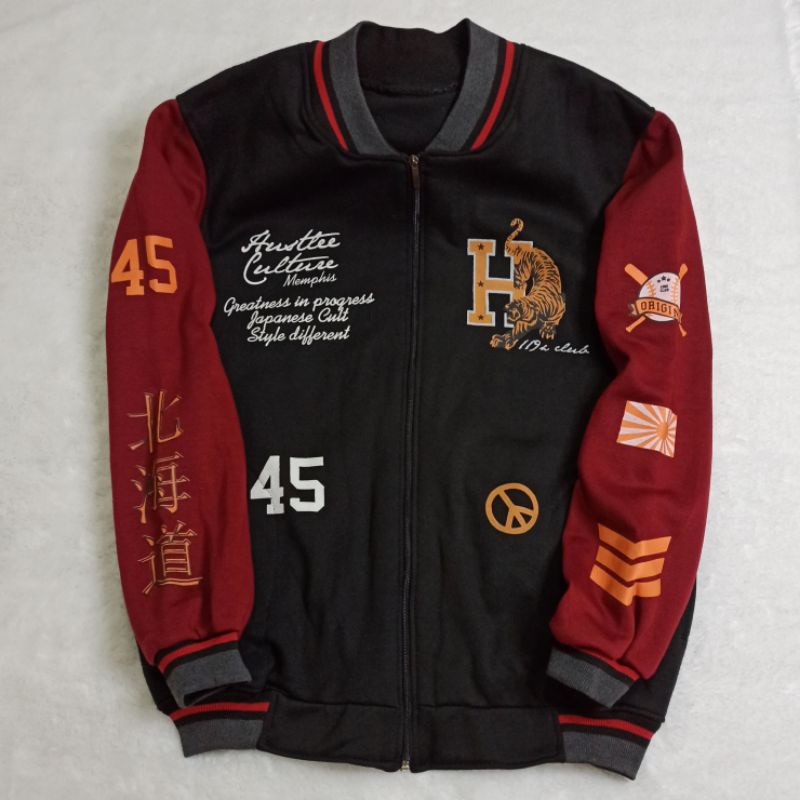 Jaket Baseball Pria Varsity Jacket Memphisorigins