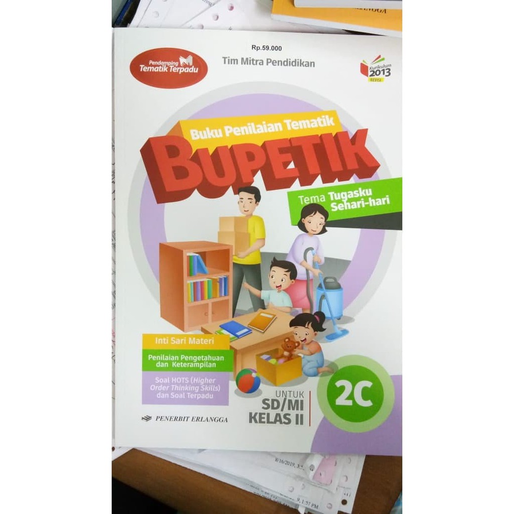 0023714560 - BUKU ERLANGGA (ORIGINAL) PENILAIAN TEMATIK BUPETIK KELAS 2C K13N