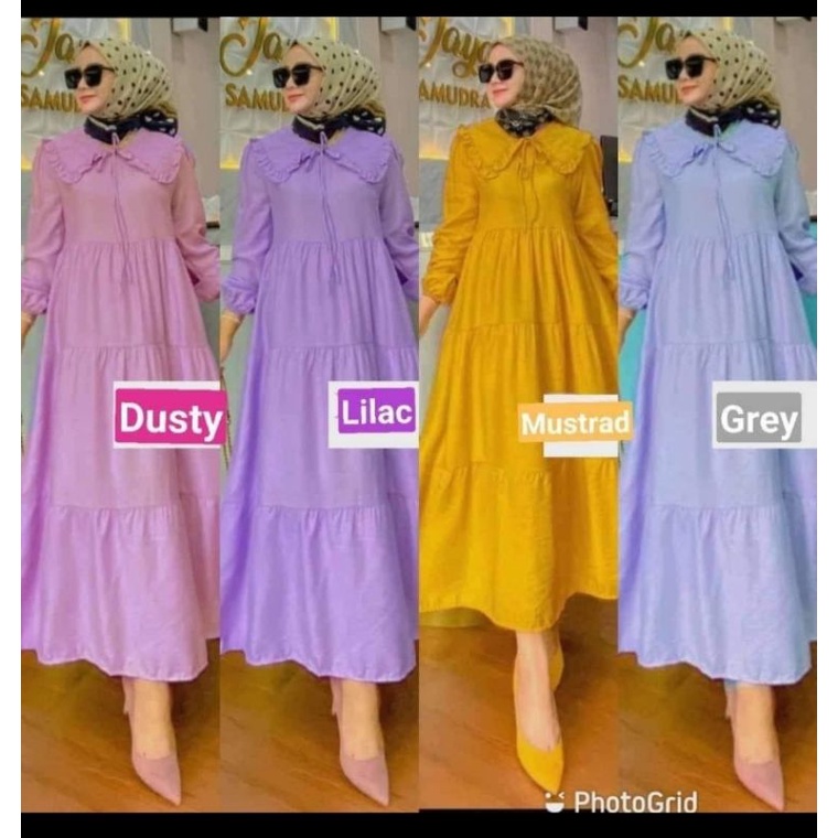 gamis rempel susun