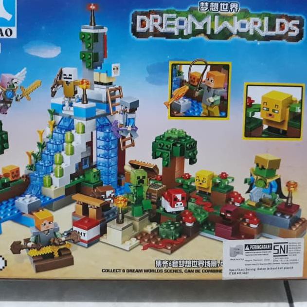 MBR498 NEW AP MAINAN LEGO DREAMWORLD CHAOBAO 5401 3 MINICRAFT ,.,.