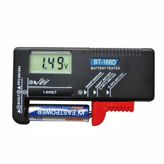 Alat Tes Cek Batu Baterai BT168D Battery Tester Digital BT-168D