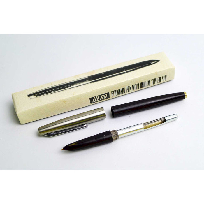 

PROMO FOUNTAIN PEN HERO JADUL HADIAH HARI GURU - Merah