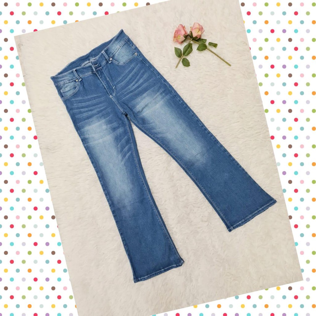 Realpict Celana Panjang Jeans Wanita Cutbray 27-30 31-34 Bisa Bayar Ditempat(COD)