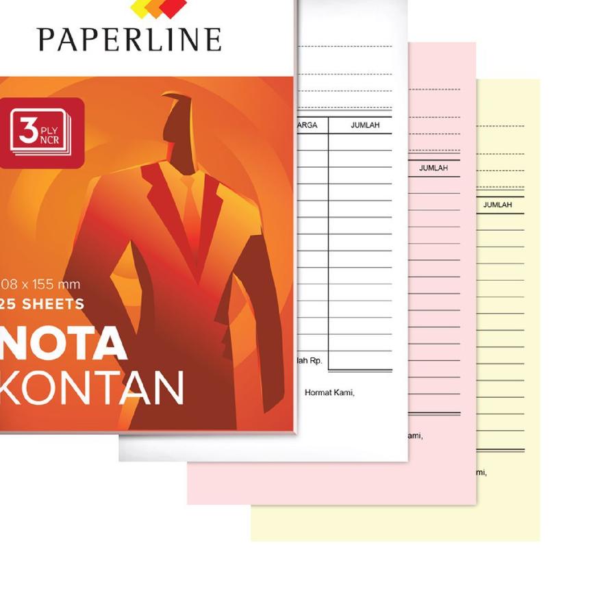 

Paperline Nota Kontan Kecil 108 x 155mm 3ply PPL NK K3 NCR ..