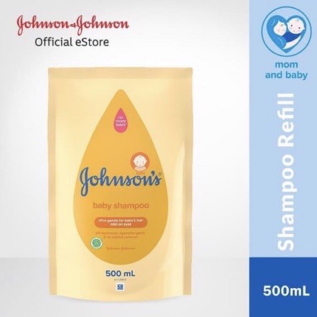 Johnson’s Baby Shampoo Gold 500ml - Johnson Shampo Bayi 500ml Kemasan isi Ulang