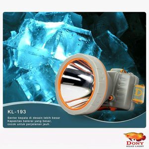 COD SENTER KEPALA DONY LED KL-193  Cahaya Kuning Baterai Lithium Cas - Berkualitas Tinggi | HeadLamp
