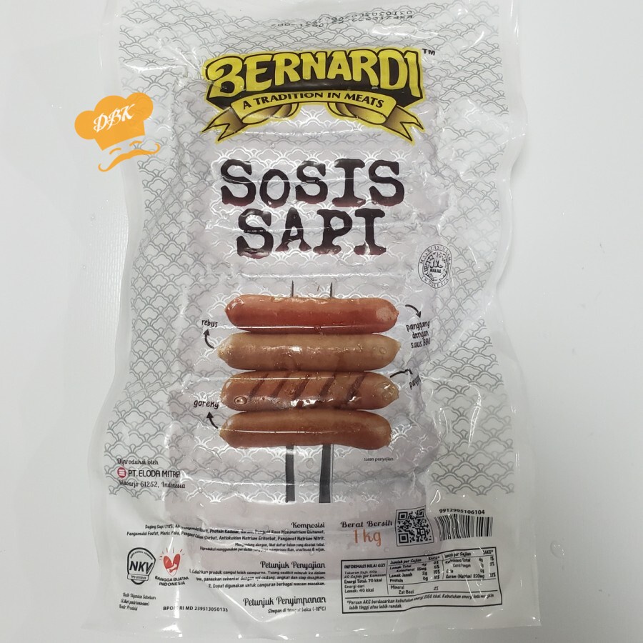 

Bernardi Sosis Sapi 10 CM 1 KG sausage