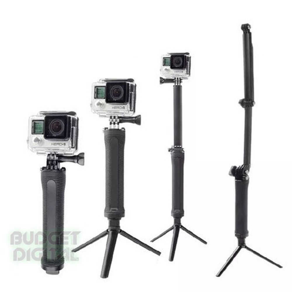 tripod 3 Way Tripod Multi Monopod Tongsis GoPro Xiaomi Yi Bpro SJcam