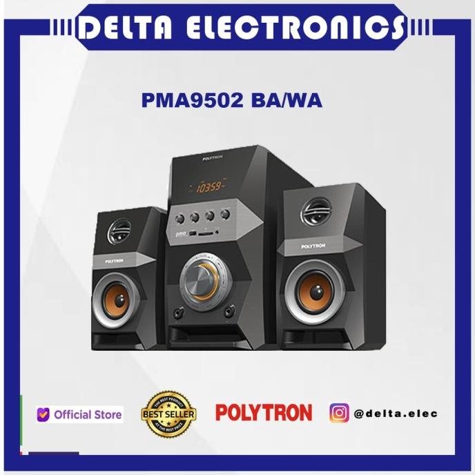 POLYTRON PMA9502 MULTIMEDIA AUDIO SPEAKER AKTIF PMA 9502 DG465ES965