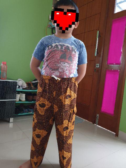 Celana Batik Anak Celana Jarik Batik Pekalongan Anak Usia 4-8thn