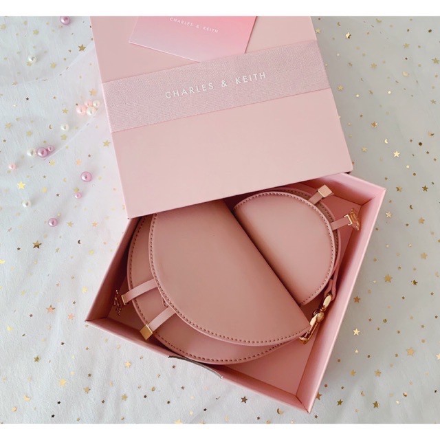 GIFT SET CK PINK (isi 2 tas) + BOX + BUBBLE WRAP