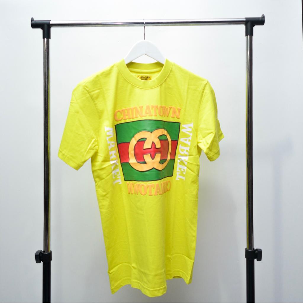 CHINATOWN MARKET DESIGNERS T-SHIRT GOLD