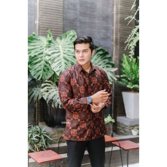 Baju Kemeja Slimfit Batik Katun Primisima Unggul Jaya (COD)