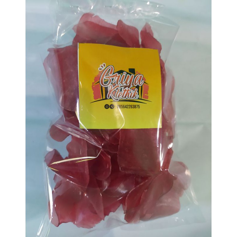 

Kerupuk Merah Mentah 250gr