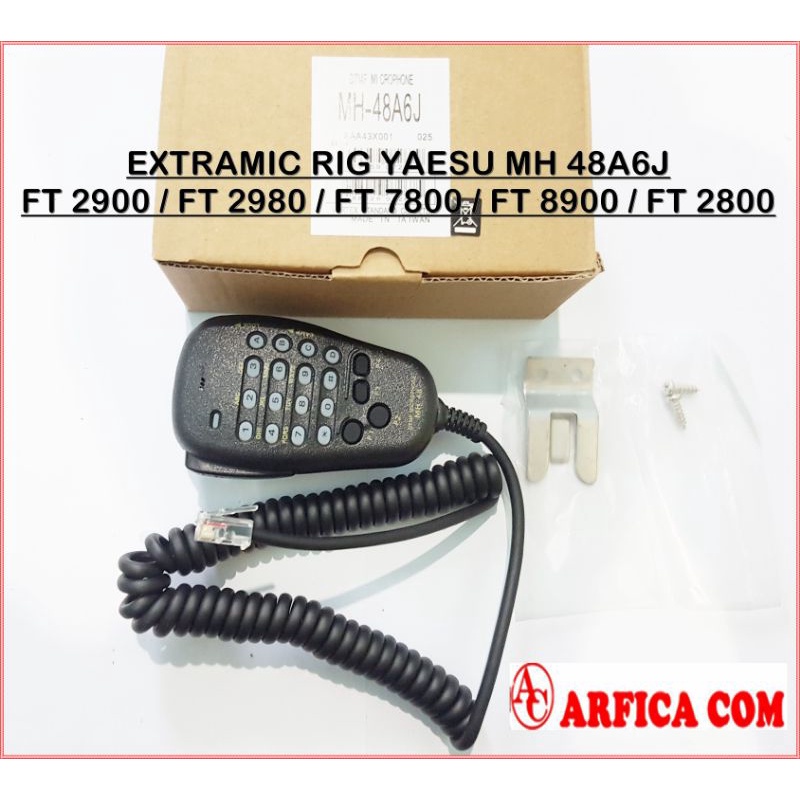 EXTRAMIC RIG YAESU FT 2980 FT 2900 MH48A6J FT 7900 FT 2800 EXTRA MIC YAESU FT 2900 FT 2980