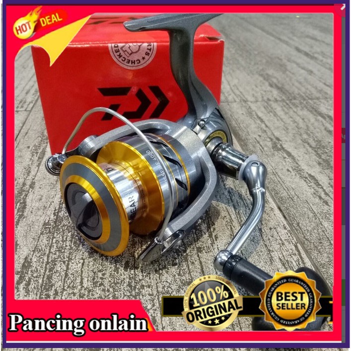 Reel Pancing Reel Daiwa 4000 Crossfire 4000 3BI 4000 3+1 alat Pancing  bb/Ball Bearing ril/ rel
