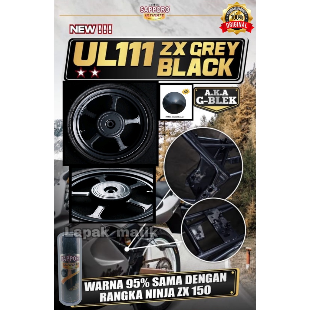 Pilok Sapporo Ultimate ZX GREY BLACK UL111 400ml