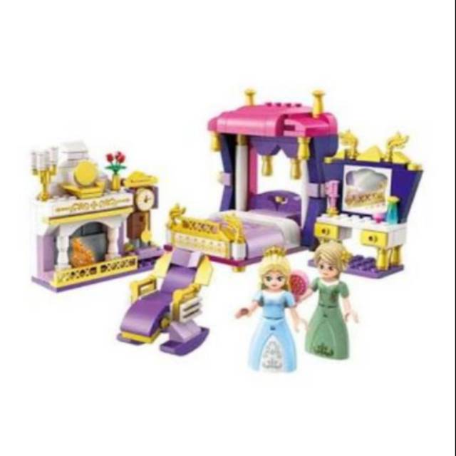 Bricks lego block Qman princess Leah bedchamber 2601Bx am1905