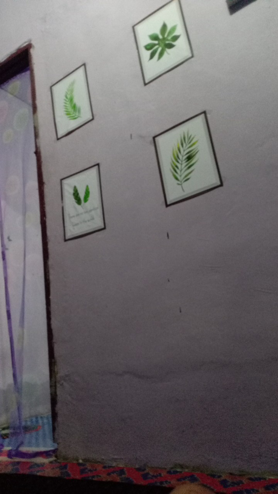 Wall Sticker Bingkai Daun Floral Wallsticker Sibd