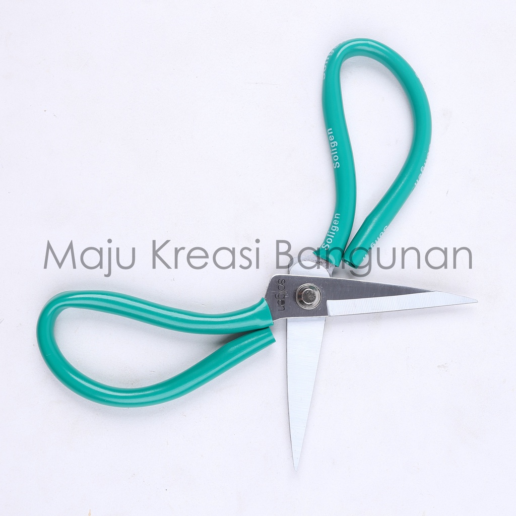 Gunting Kulit Soligen Kodok Kain Kertas Karet Kardus Seng Serbaguna Serba Guna Tailor 8 Inch Inci In 8In 8Inch 8Inci