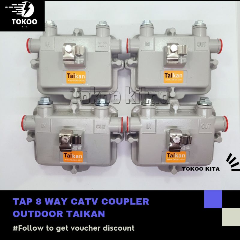 TAIKAN TAP 8 WAY CATV coupler outdoor ORIGINAL