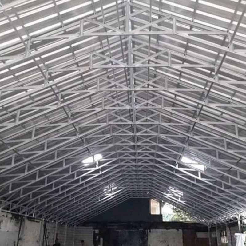 pasang gudang baja ringan atap spandek