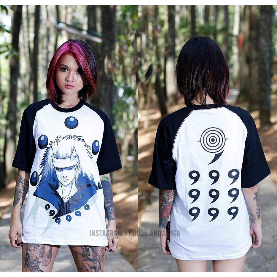 Tshirt Naruto Rikudo Raglan Obito