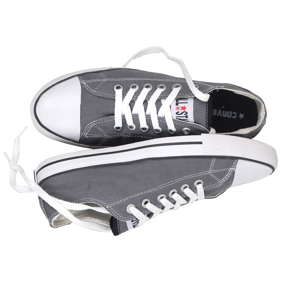 (BISA COD) SEPATU PRIA CASUAL CONVERSE ALLSTAR CLASSIC ABU