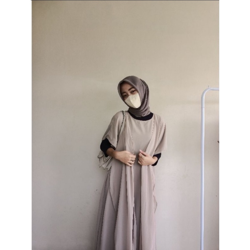 CELYN LONG DRESS MATT CERUTY PREMIUM 2 LAYER