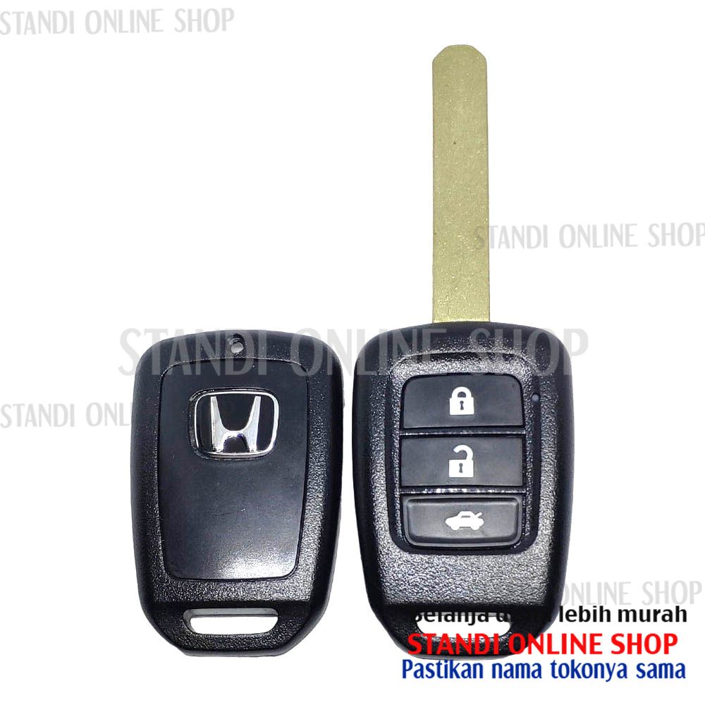 Casing Kunci Key Shell Rumah Kunci Remote Honda City 3 Tombol