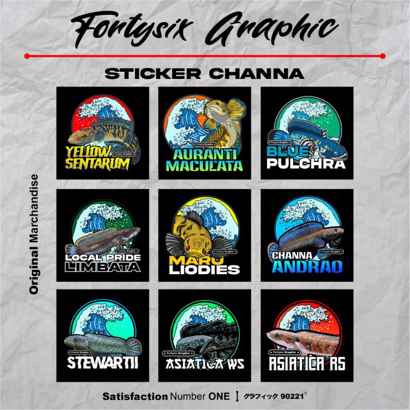 

Stiker channa Hologram | Stiker Hologram Predator | Stiker ikan Channa Hologram