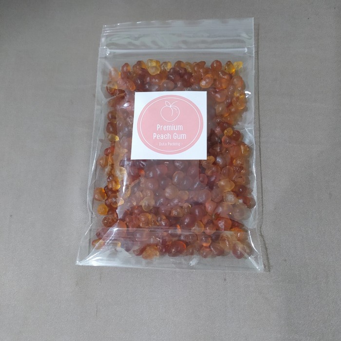 

(250 gram) Peach gum premium , bulat dan bersih