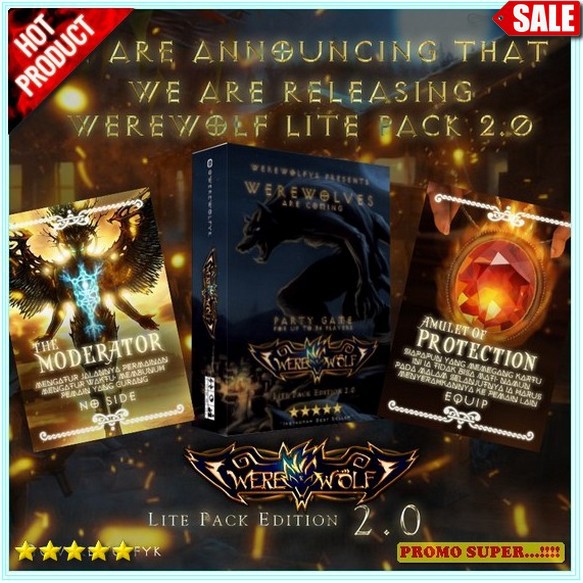 Werewolf Card Lite Pack 1.0 (Bahasa Indonesia) O716